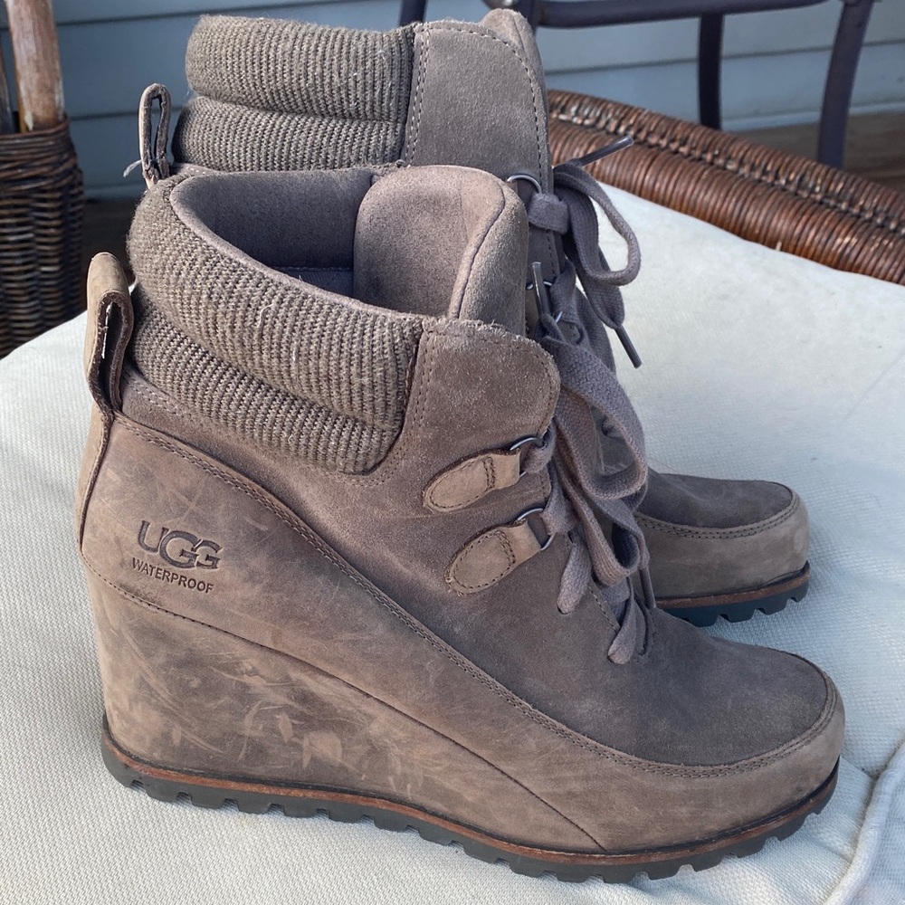 UGG Women's Waterproof Wedge Boots